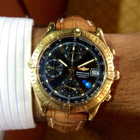 brown breitling watch|authentic breitling watches.